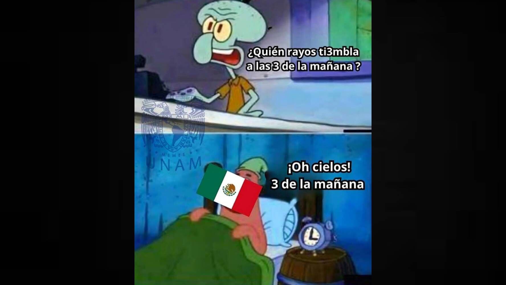 Memes del sismo de madrugada. (Foto: Especial).