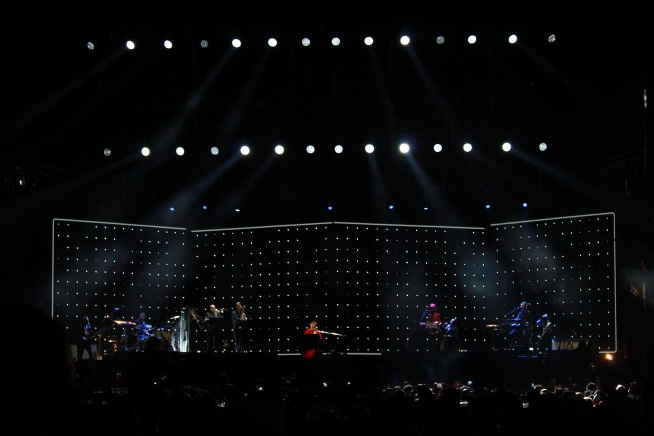 Fito Páez en el Zócalo de la CDMX. (Foto: Cecilia L. García)