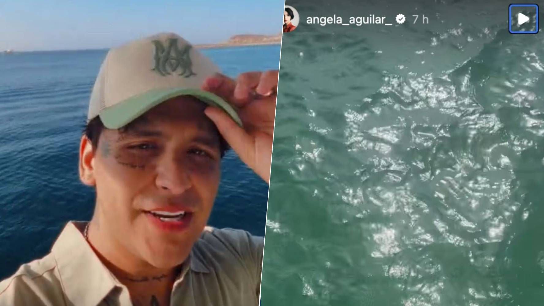 La pareja de recién casados publicó momentos de su luna de miel. (Foto: Instagram Nodal / angela_aguilar_).