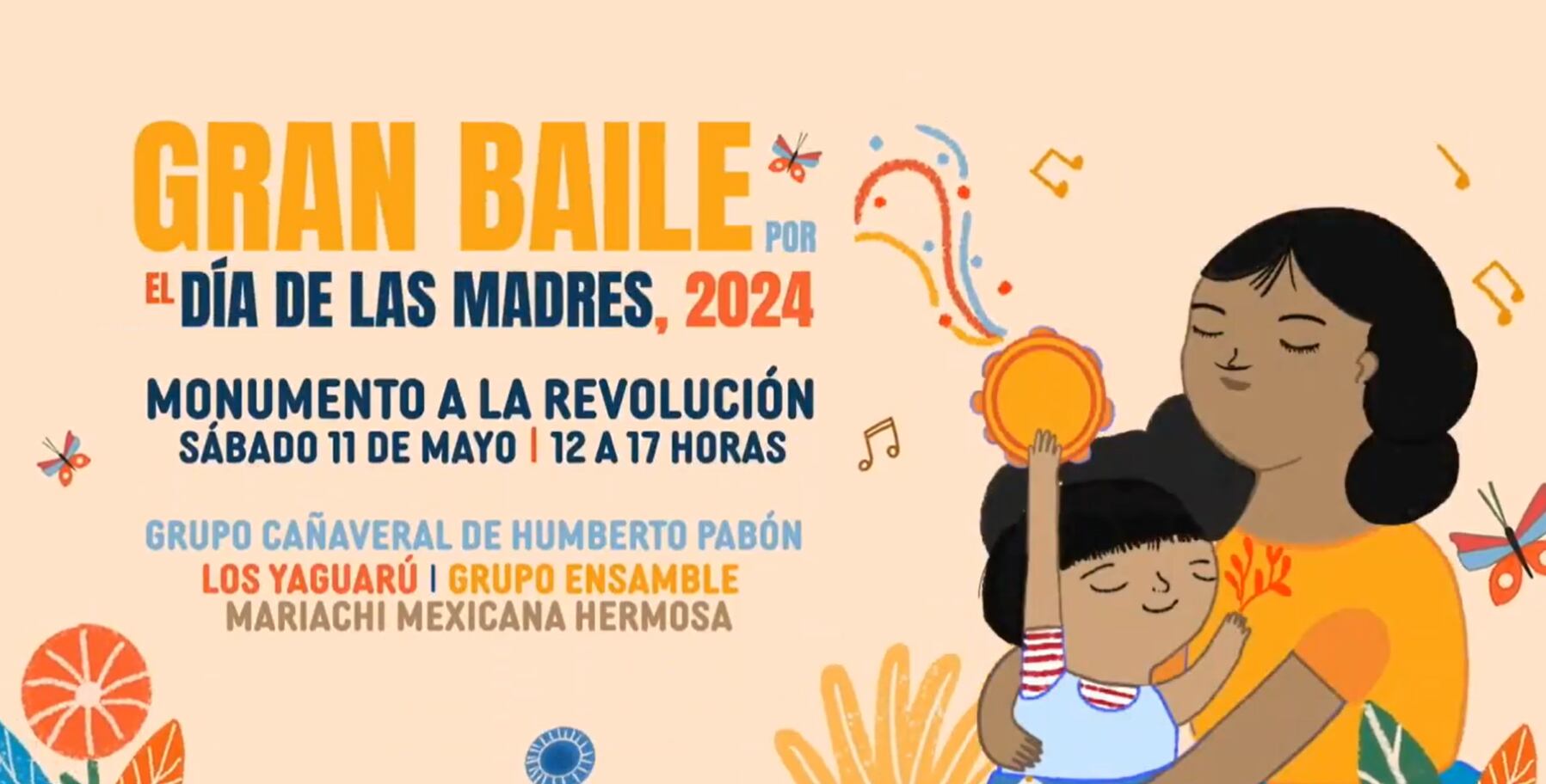 El Día de las Madres será festejado en la Ciudad de México con una serie de conciertos. (Foto: X / @CulturaCiudadMx)