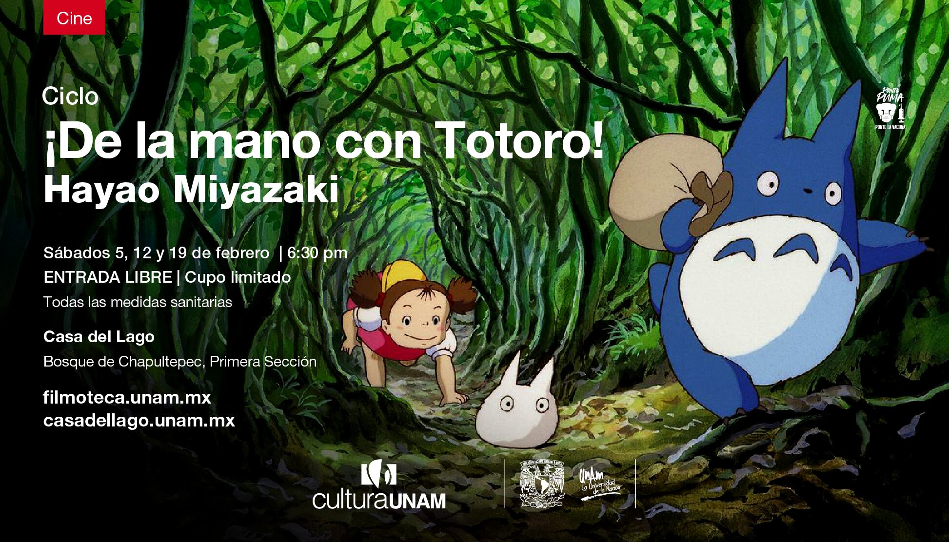 ¡Fantástico! Obras maestras de Hayao Miyazaki arriban a la Casa del Lago