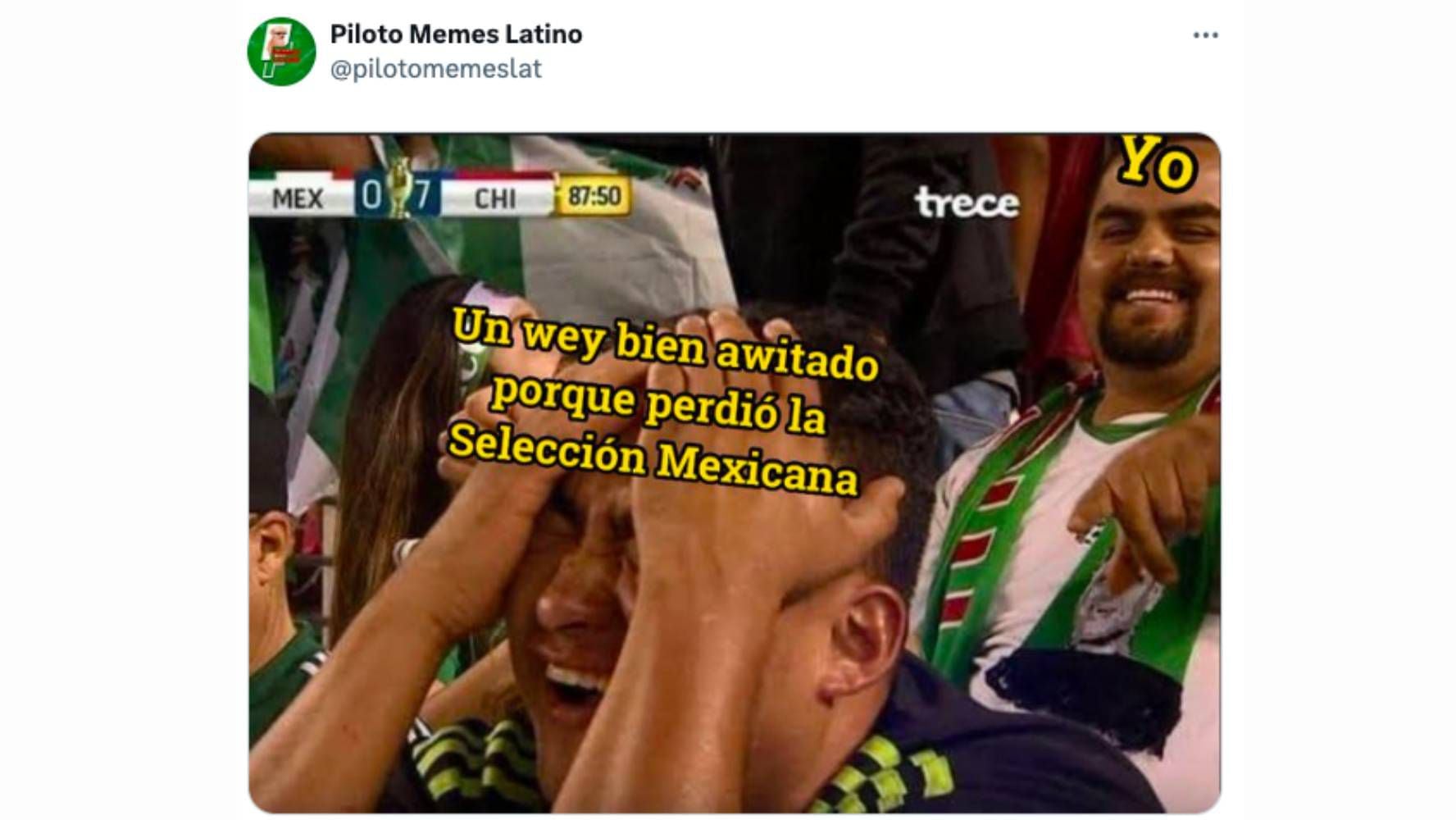 La derrota de México 1-0 ante Venezuela fue motivo de burlas. (Foto: X)