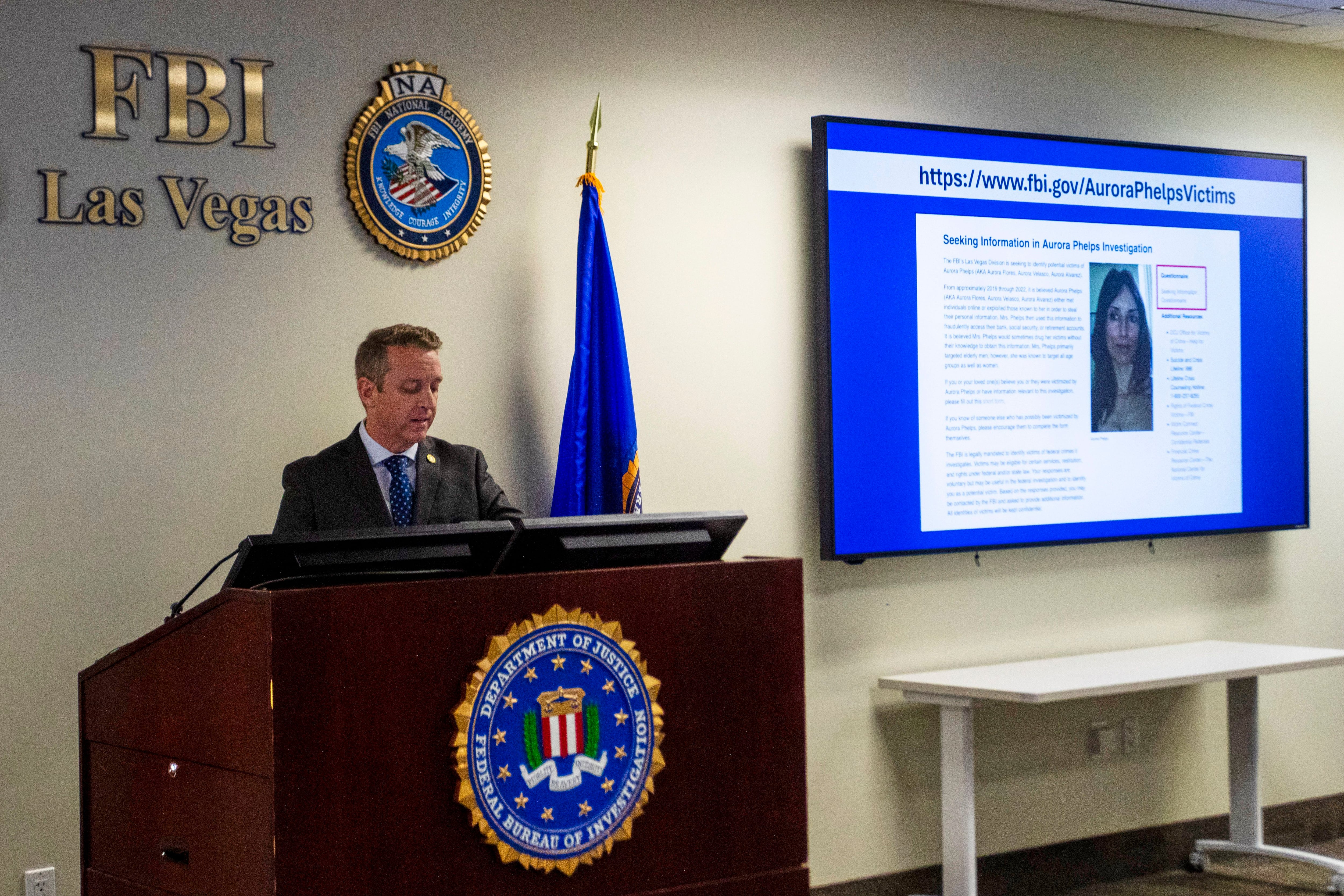 Spencer Evans, agente del FBI, fue el encargado de confirmar la captura de Aurora Phelps en la CDMX.[Fotografía. AP]