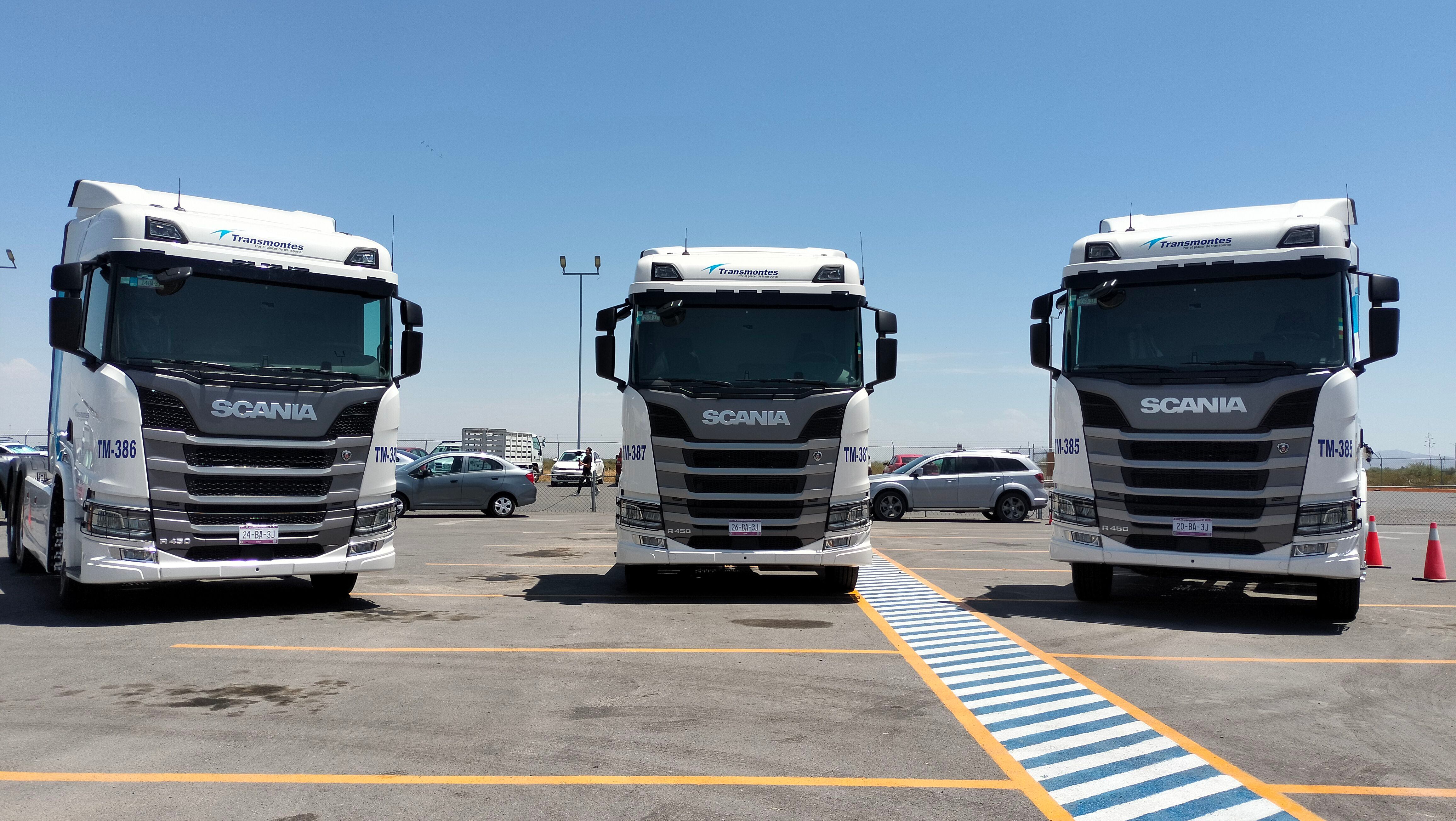 Grupo Transmontes incorpora 60 tractocamiones Scania a sus operaciones domésticas