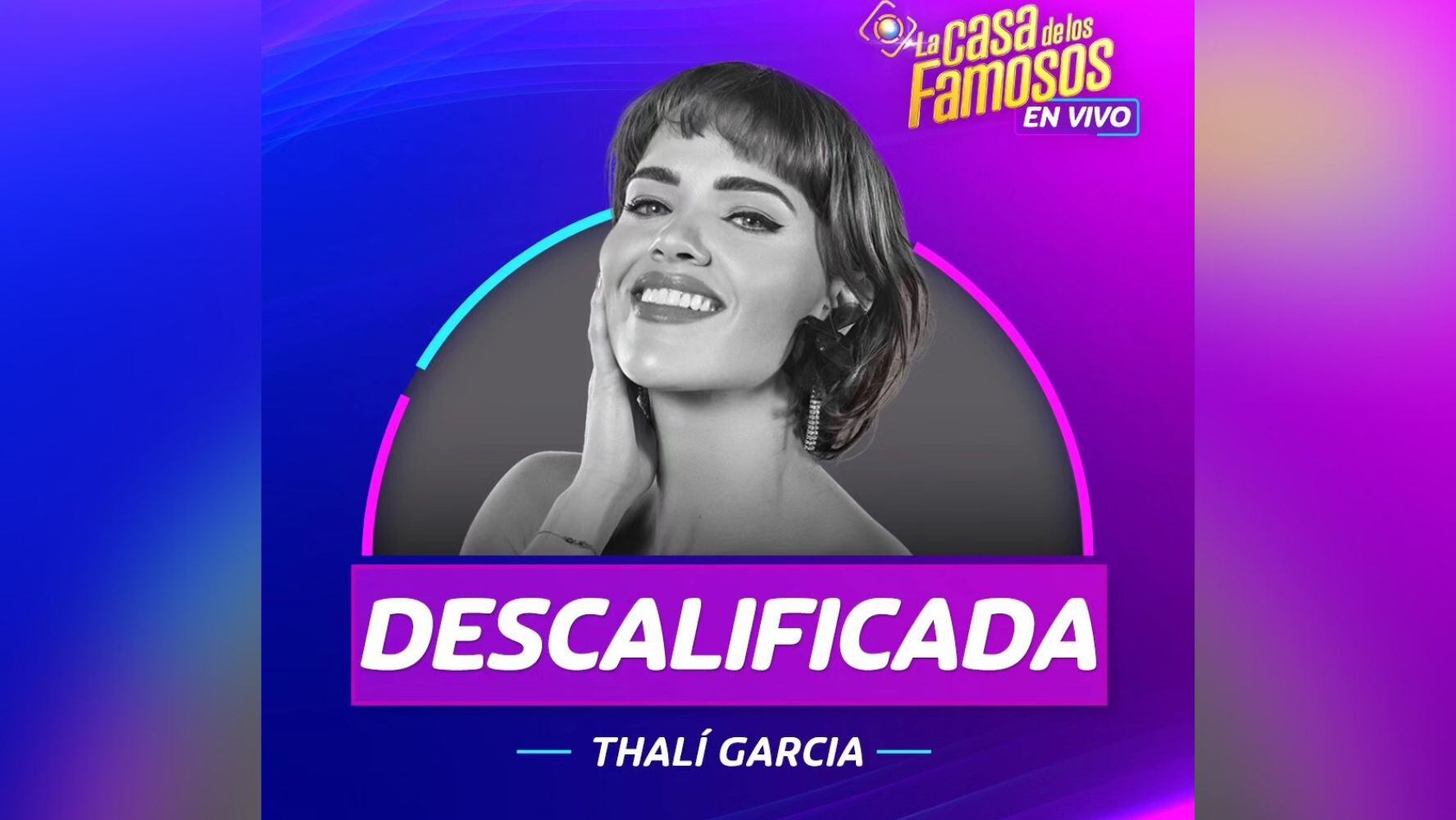 Thalí García abandonó 'La Casa de los Famosos 4'. (Foto: Facebook / @TELEMUNDO REALITIES)