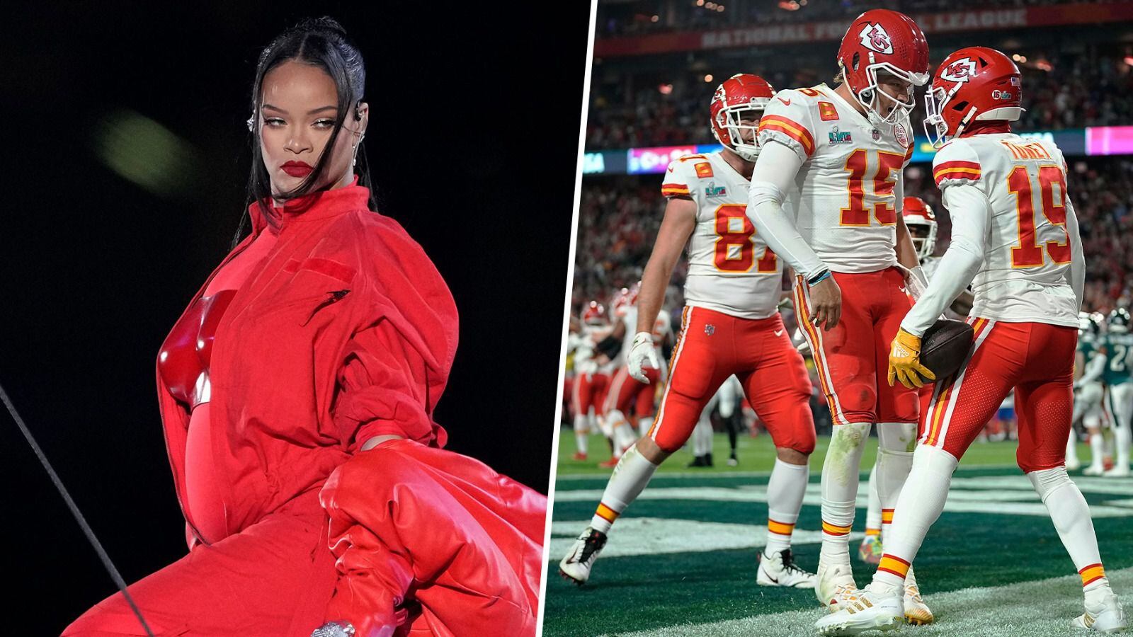 Rihanna encabezó el show del medio tiempo del Super Bowl 2023.