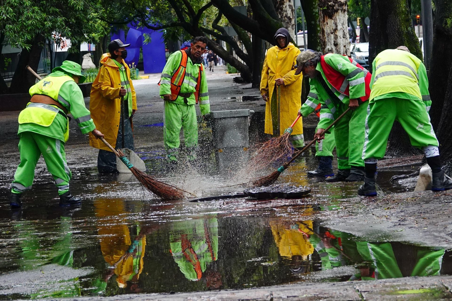 La Ciudad de México, aunque está lejos de las costas del país, ha sido de las más afectadas por inundaciones.