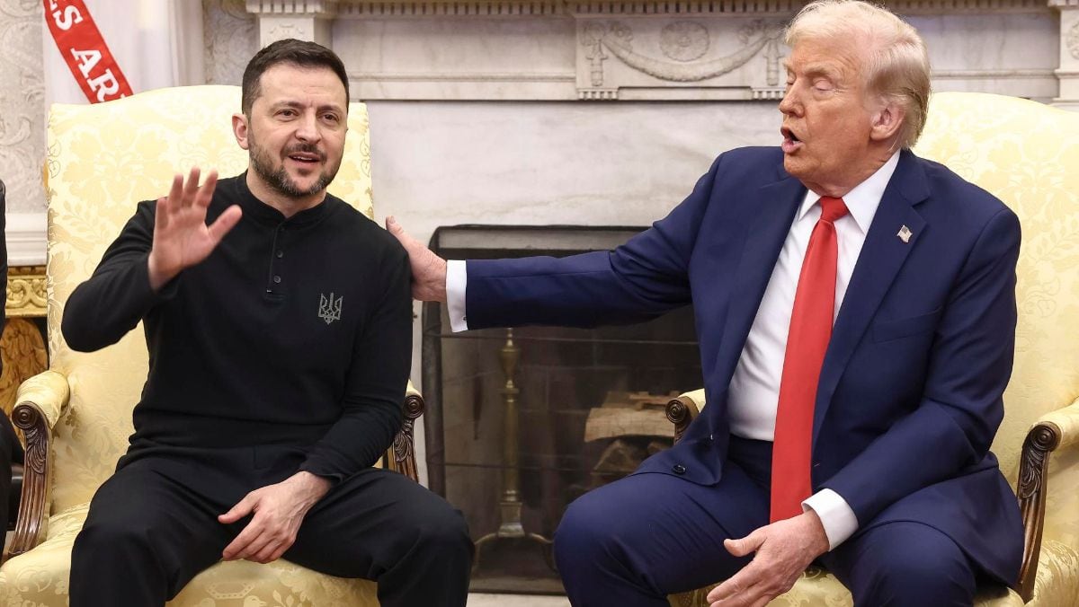 El encuentro entre Zelenski y Trump fue tenso.