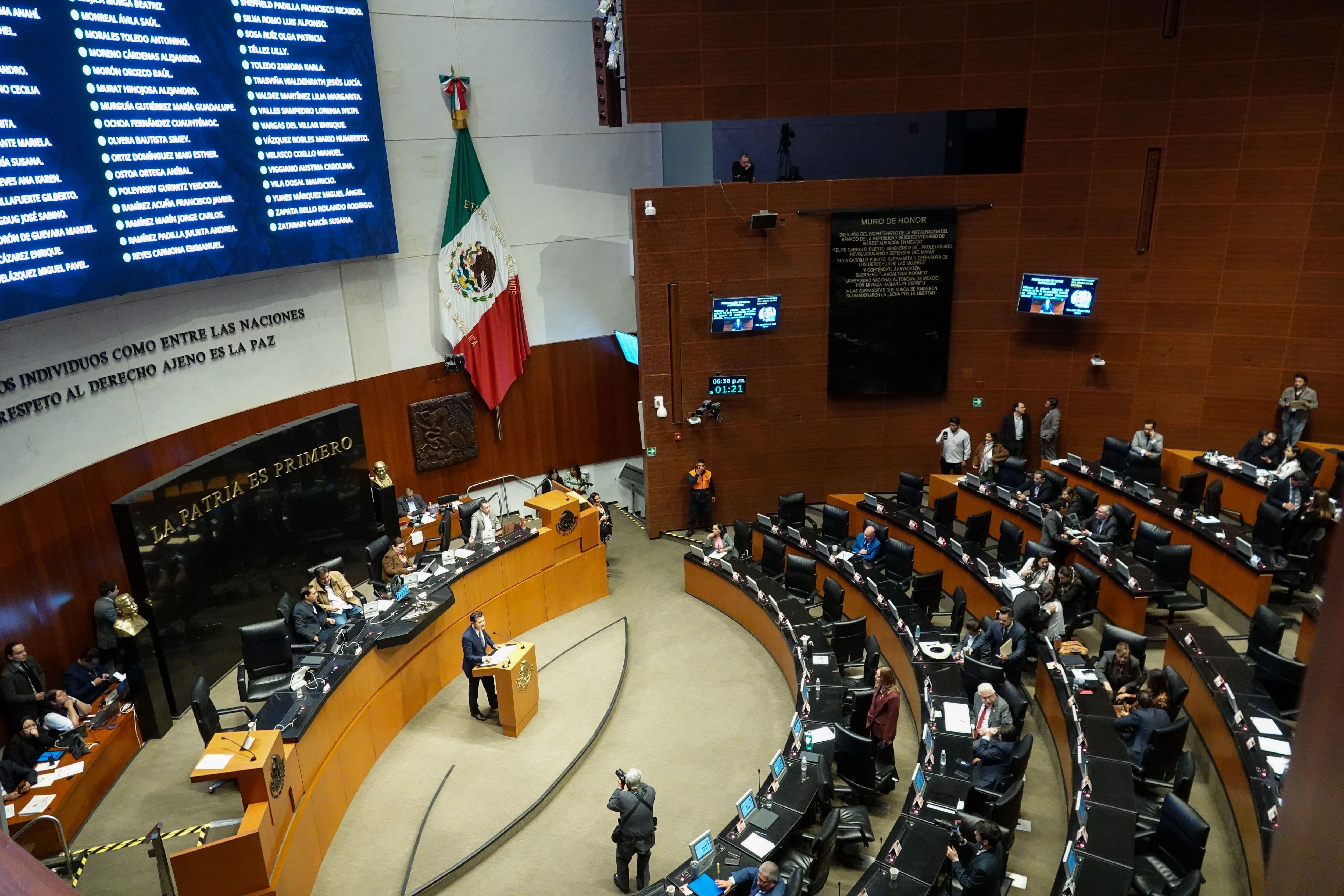 El Senado de la República aplazó hasta el 2030 la reforma presentada por la presidenta Claudia Sheinbaum, la cual busca acabar con ‘la reelección y el nepotismo’. [Fotografía. Cuartoscuro]