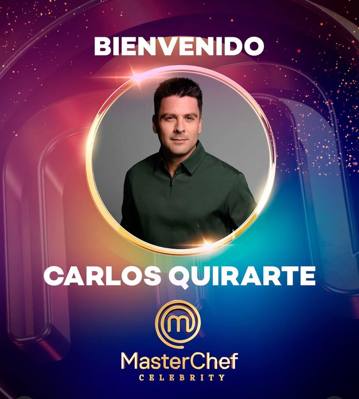 El presentador de televisión dijo estar muy emocionado por ser parte de esta edición de MasterChef. (Foto: Facebook/ Carlos Quirarte)