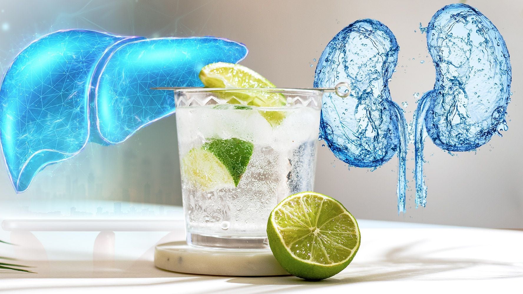 El agua con limón puede beneficiar a órganos como el hígado y los riñones. (Foto: Especial / El Financiero).