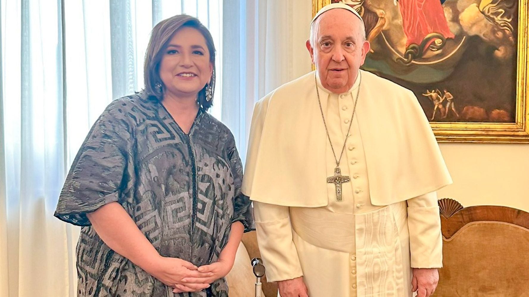 Hija de Xóchitl Gálvez revela más detalles de la reunión con el Papa Francisco: ‘Hubo muchas risas’