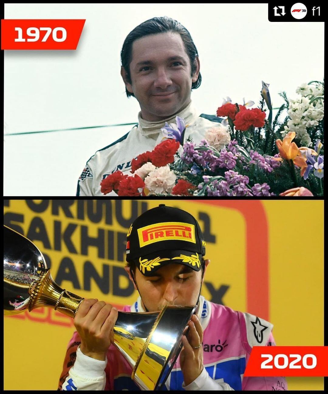 Checo Pérez  hizo historia a finales de 2020, al ganar en F1. (Foto: Instagram ( @schecoperez).