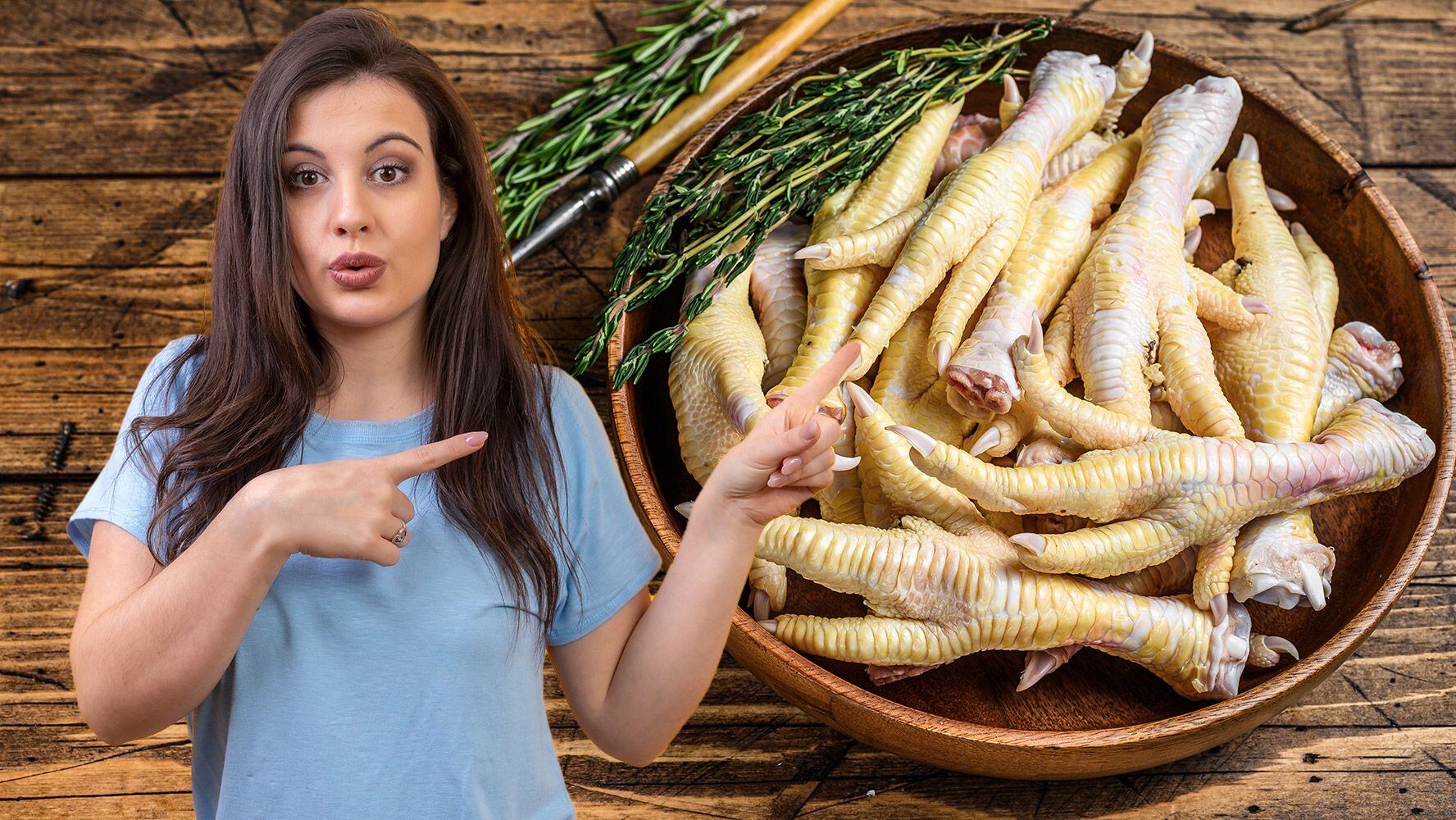 ¿Para qué sirve comer patas de pollo, alimento rico en colágeno?