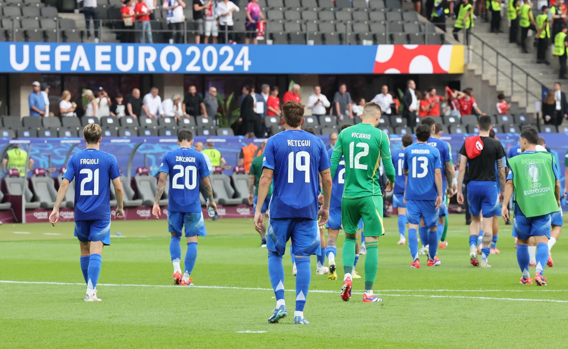 Suiza le ganó con un marcador 2-0 a Italia, quien era campeona de la Eurocopa.