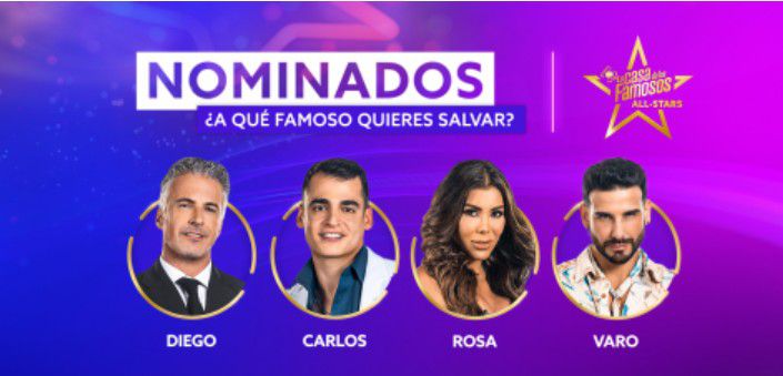 Nominados de la semana 3 de 'La Casa de los Famosos All Stars'. (Foto: Instagram @telemundo)