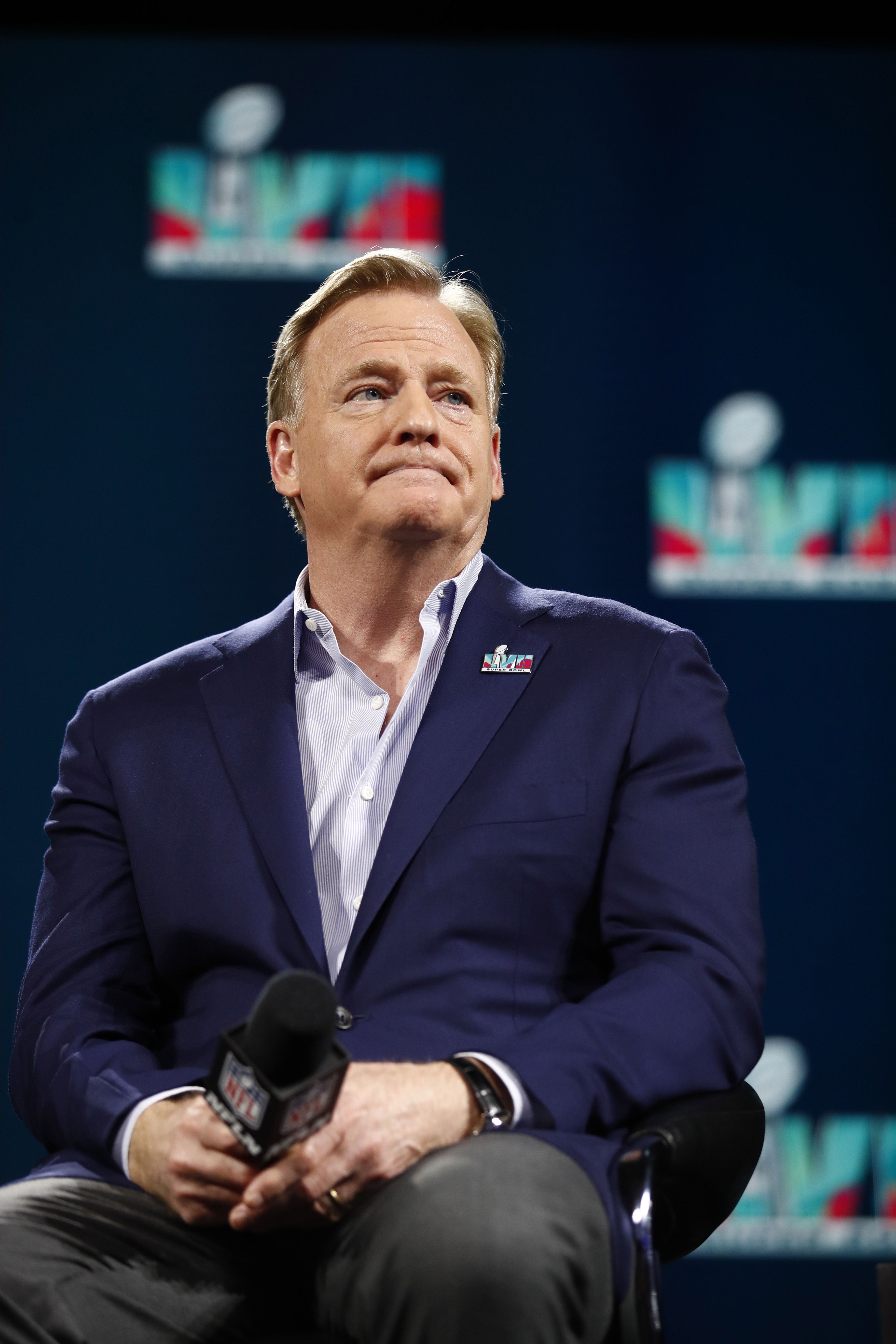 The NFL commissioner says that it is projected to have up to 16 games outside the United States.