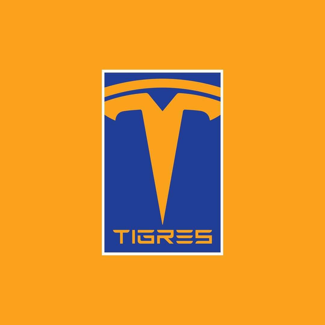 Algunos internautas fusionaron el logo de Tesla y el Club Tigres en forma de sátira. (Foto: Twitter / @Psyztek)