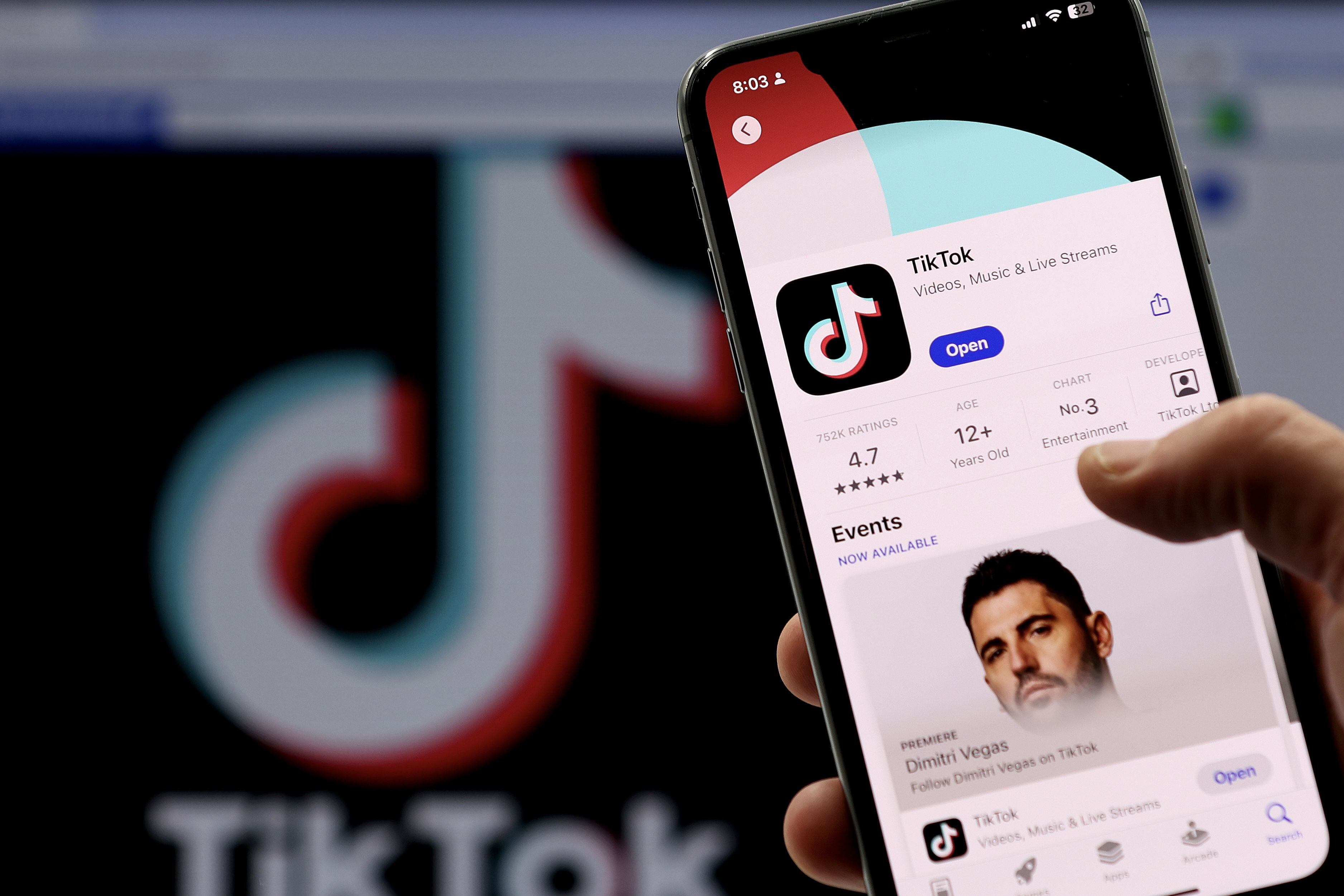 TikTok está a pocos días de dejar de operar en Estados Unidos.