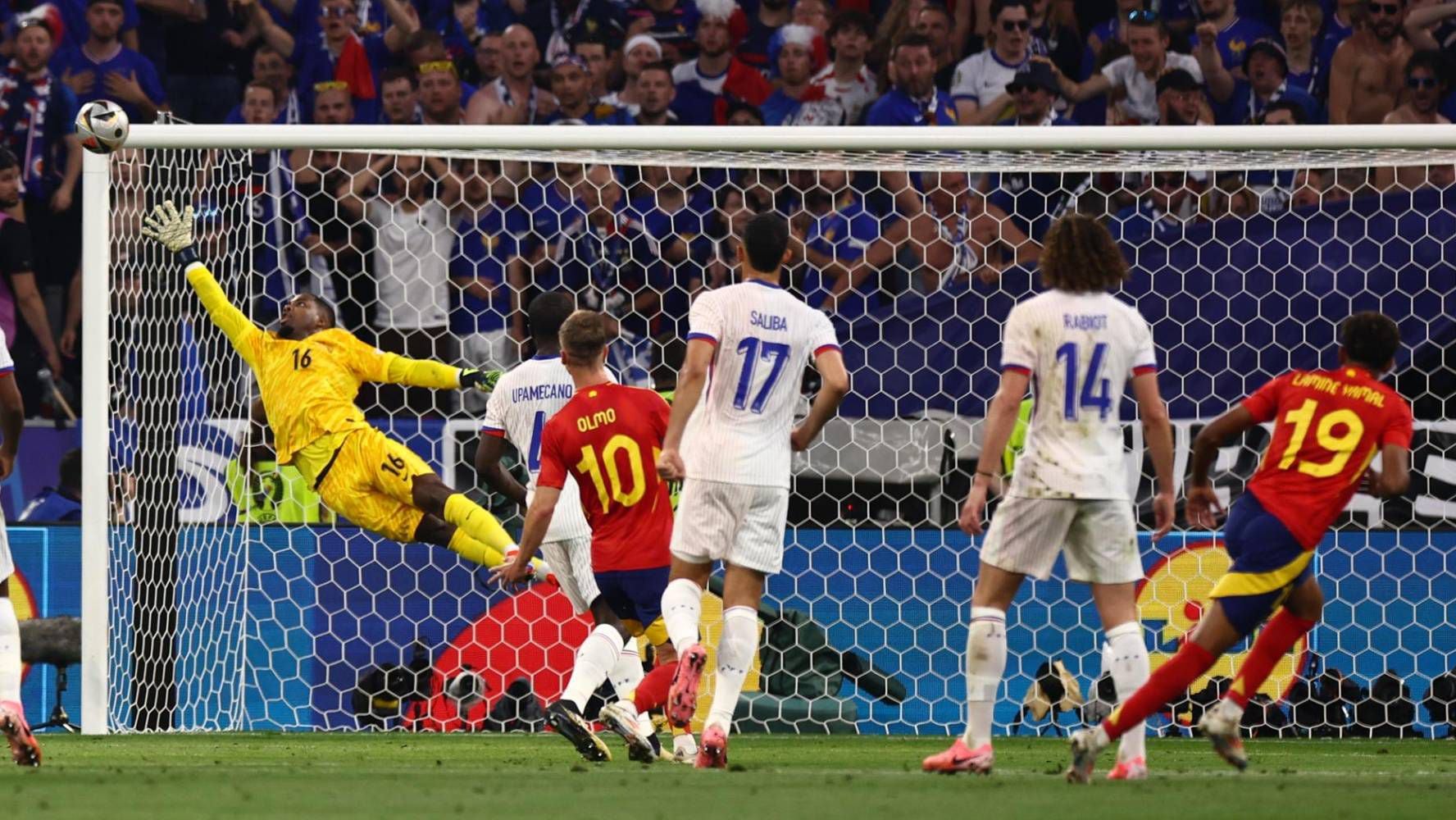 Con un golazo de Lamine Yamal y otro más de Dani Olmo, España eliminó a Francia en las semifinales de la Euro 2024.
