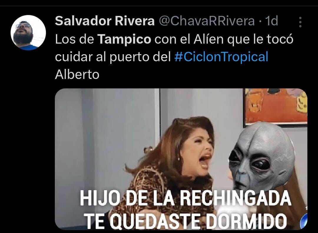 Ante las lluvias en Tampico, mencionaron que los aliens no hicieron bien su trabajo. (Captura: Redes sociales)