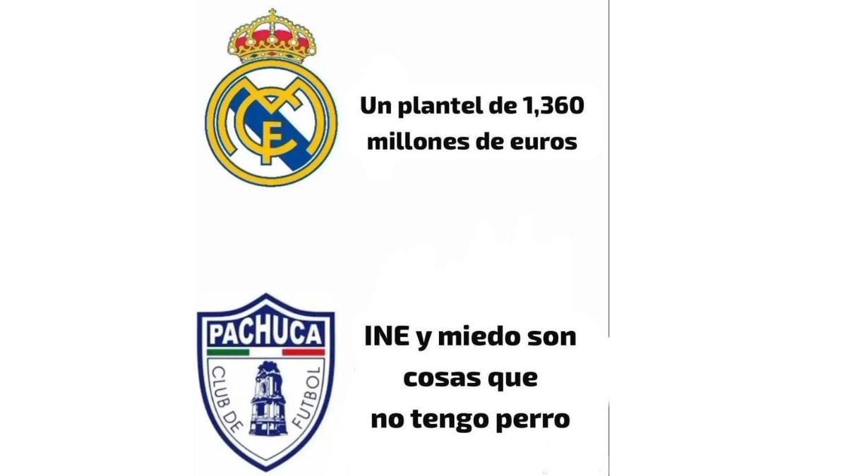 Real Madrid se coronó ante Pachuca de la Liga MX y estos son los mejores memes. (Foto: X)