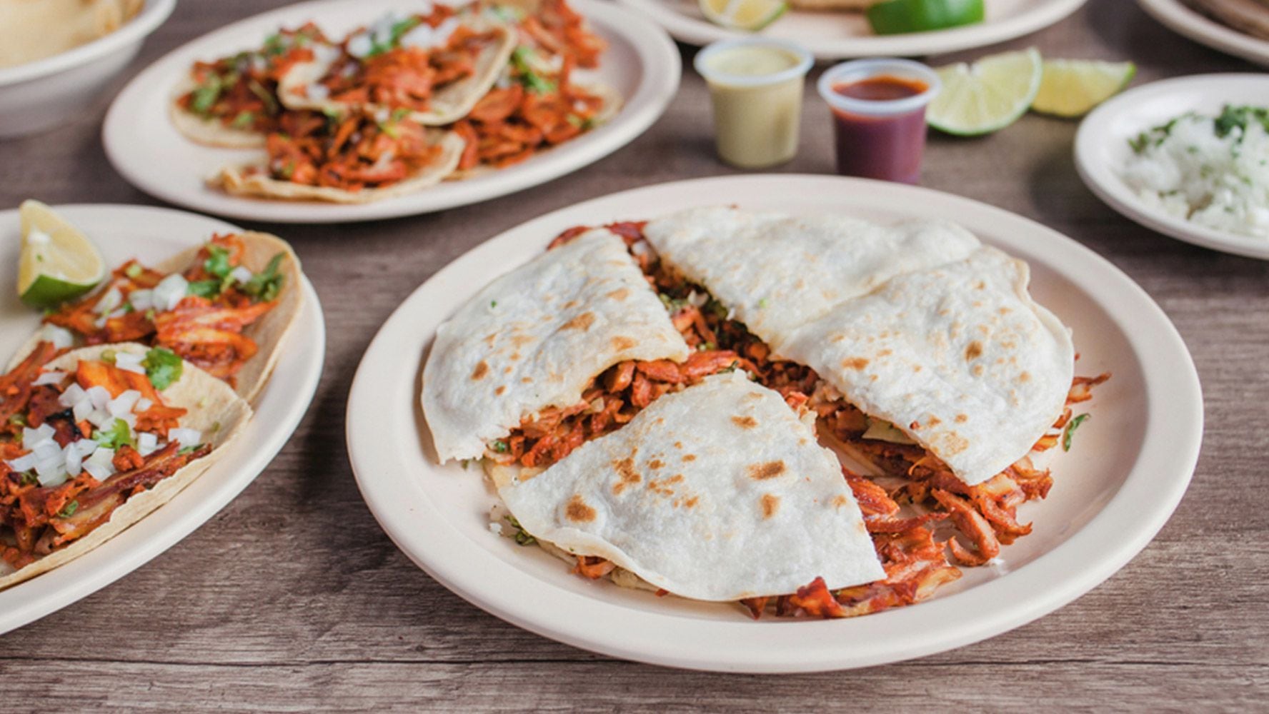 Las gringas son uno de los platillos más populares que se preparan con carne al pastor. (Foto: Shutterstock).