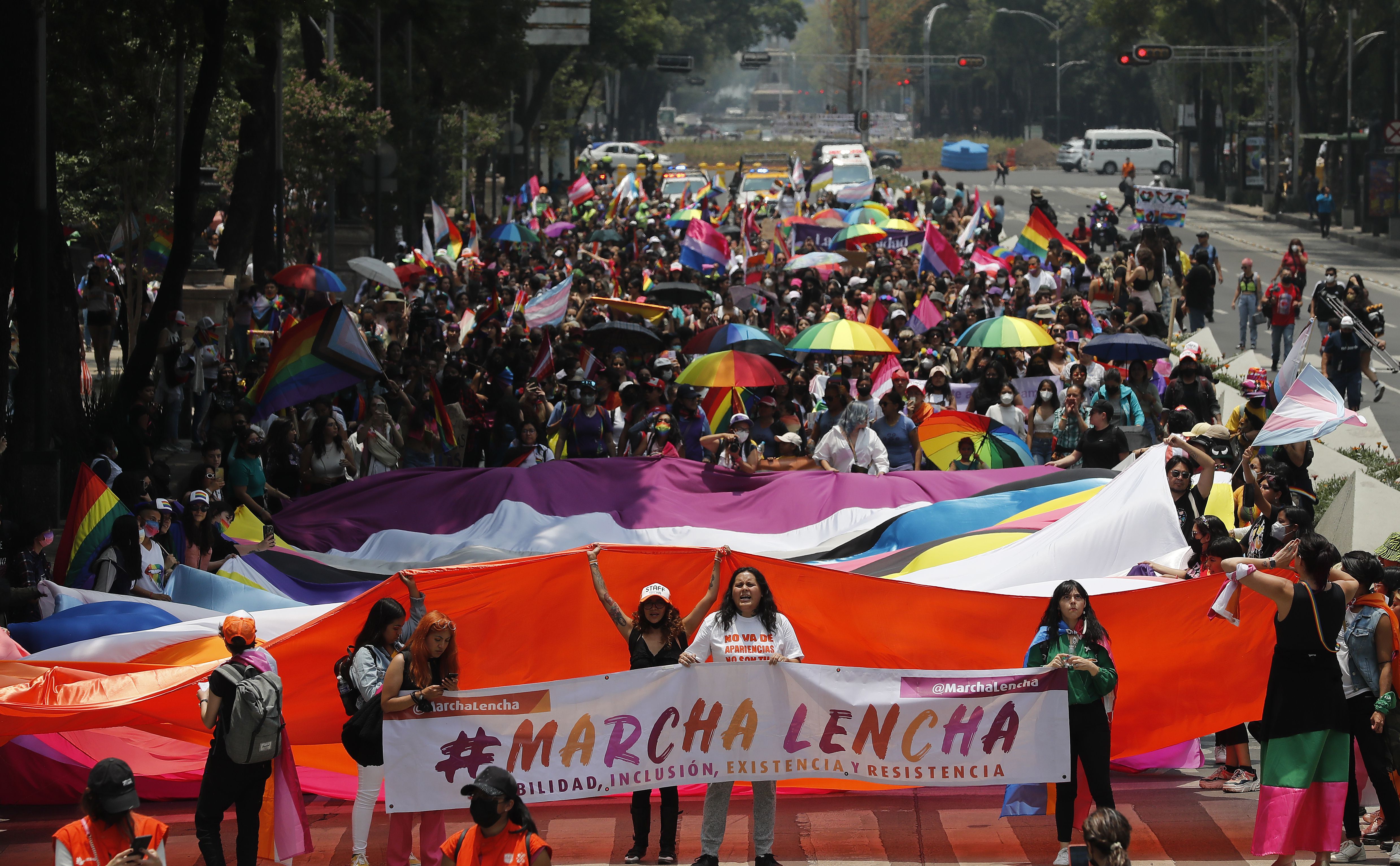 Marcha Lencha: Estas fueron las principales demandas de las mujeres LGBT+