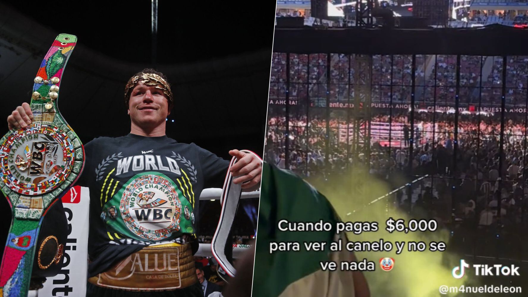‘¡Ay, mis ahorros!’: Fan de ‘Canelo’ pagó 6 mil pesos para (no) ver la pelea de Saúl Álvarez