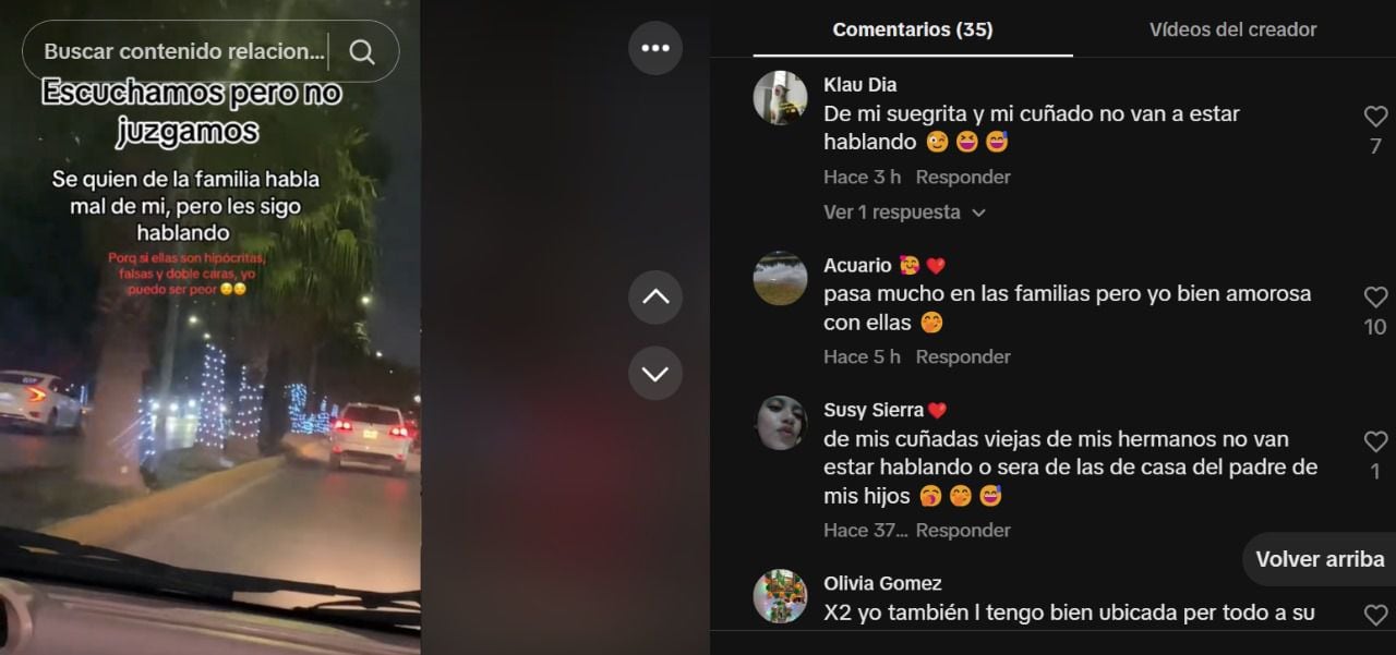 Con la tendencia 'Escuchamos, no juzgamos' hay muchos usuarios que se sienten identificados con las situaciones que se presentan. (Foto: Captura de pantalla / TikTok)