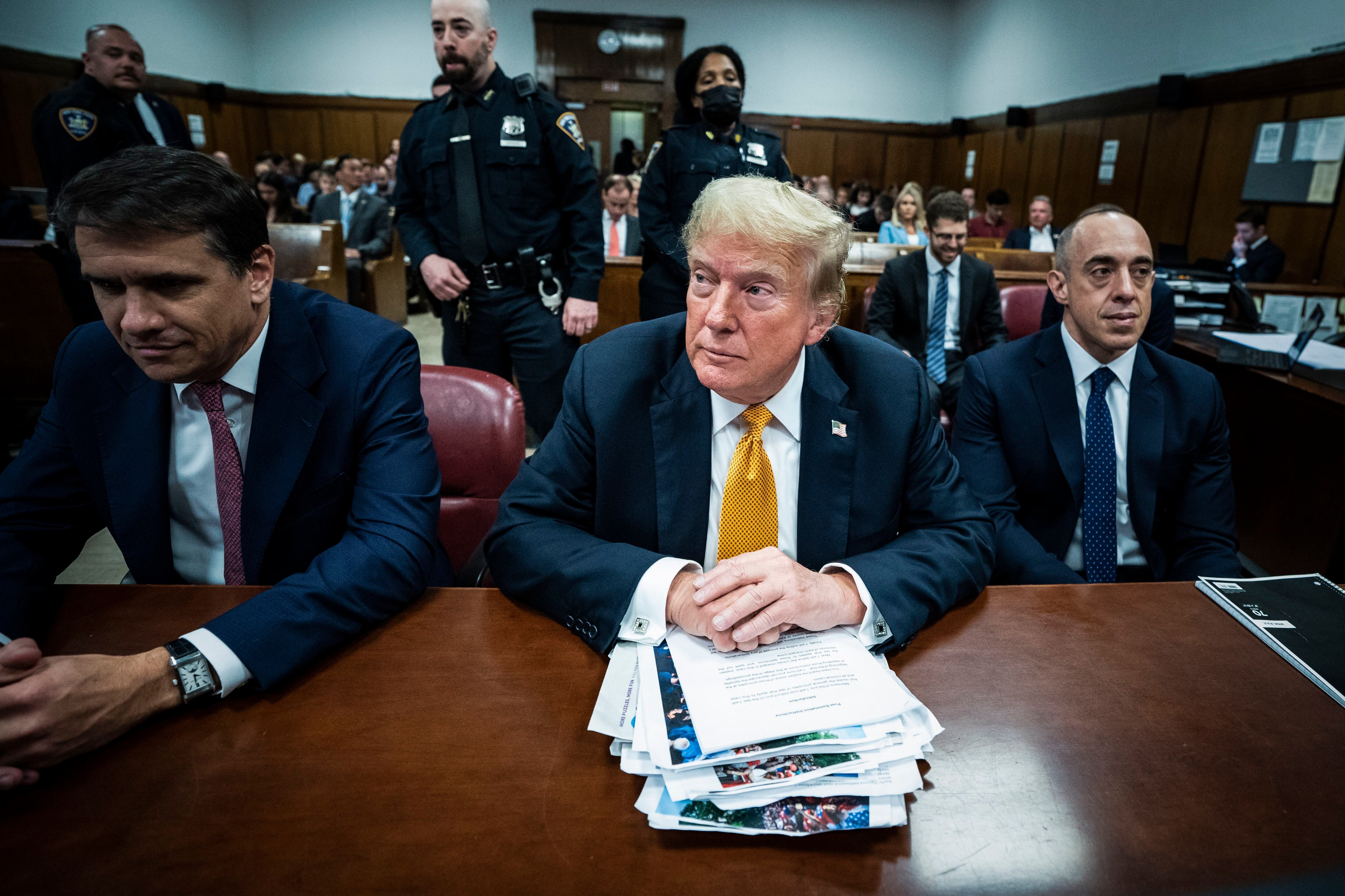 El juez Juan Merchan manifestó que no se inclina por imponer una pena de cárcel a Trump.