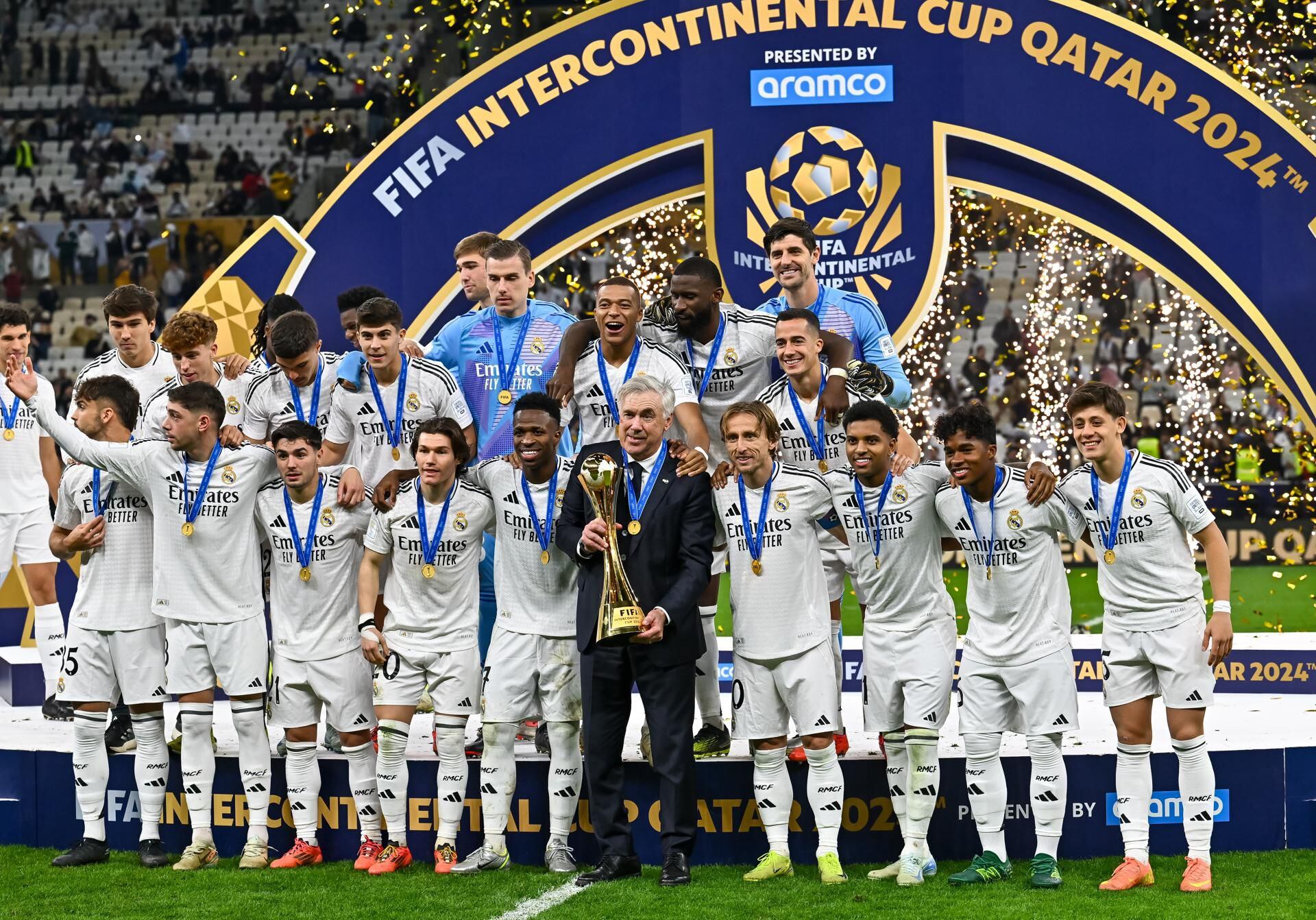 El Real Madrid se hizo acreedor de su cuarta Copa Intercontinental en la historia. (Foto: EFE)