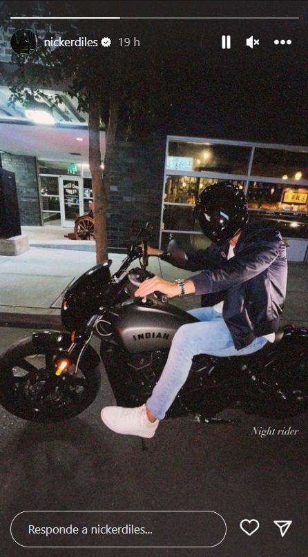 En sus redes sociales, Nic Kerdiles publicó su última foto en moto. (Foto: Instagram @nickerdiles)
