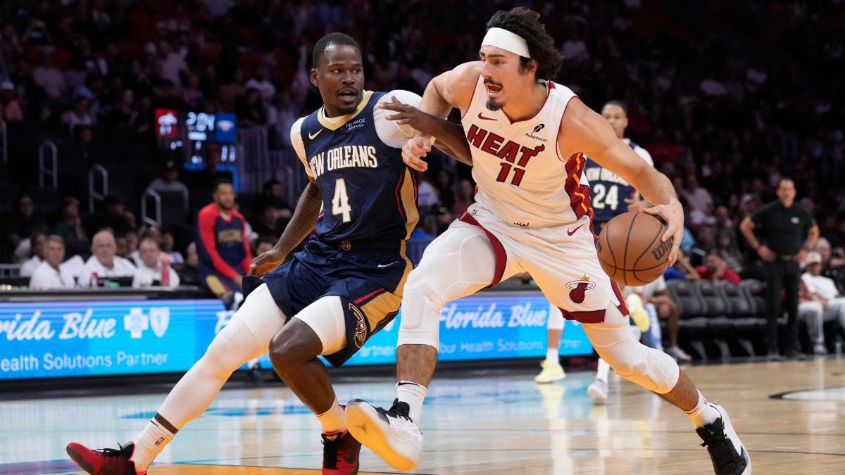 Jaime Jáquez vendrá a Ciudad de México con Miami Heat . (Foto: AP)