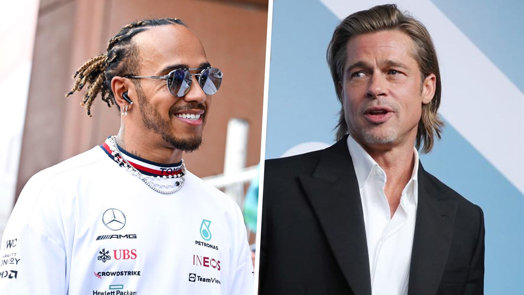 Hamilton y Brad Pitt colaboraron para hacer una película de Fórmula 1.