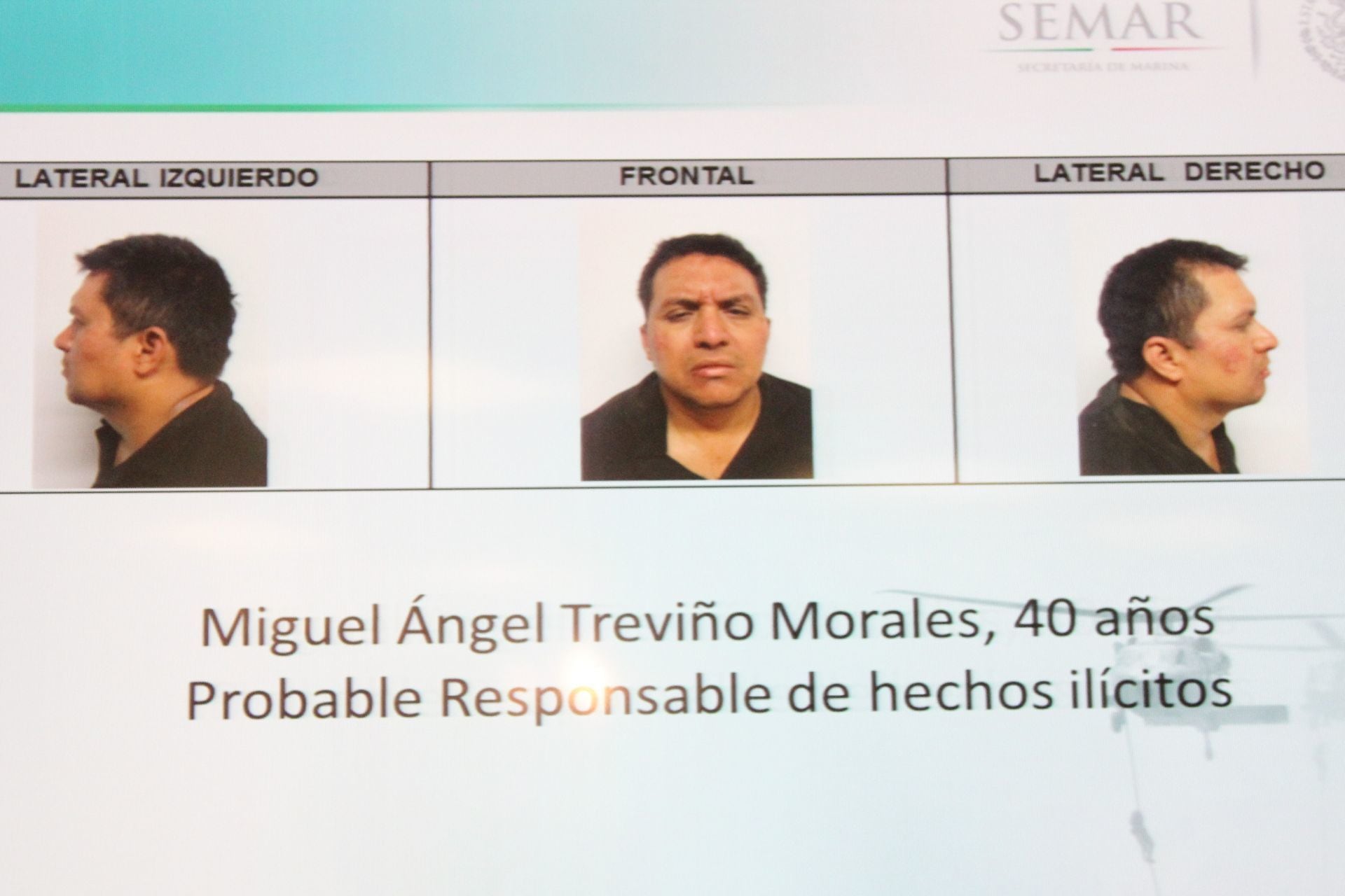 Miguel Ángel Treviño Morales, el 'Z-40', fue capturado en Nuevo Laredo, Tamaulipas, en 2013. (Foto: Saúl López/Cuartoscuro)