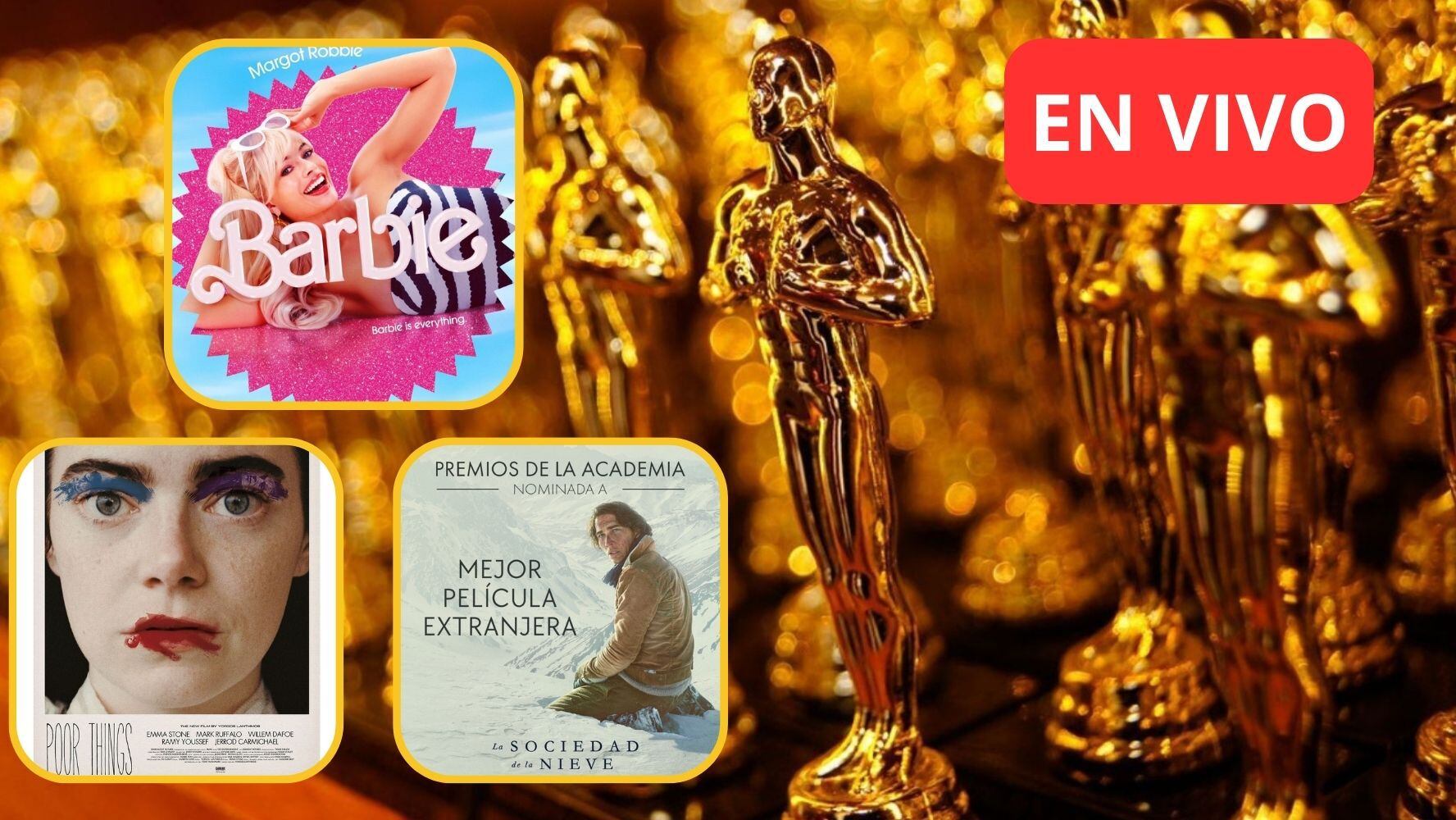 Premios Oscar 2024 EN VIVO HOY: Minuto a minuto, alfombra roja, ceremonia, nominados y dónde ver