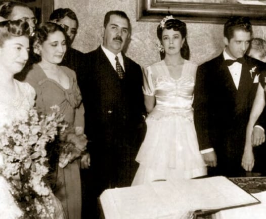 Abel Salazar y Alicia Cárdenas se casaron en 1944. (Foto: Libro A 50 años Lázaro Cárdenas de la Secretaría de Cultura)