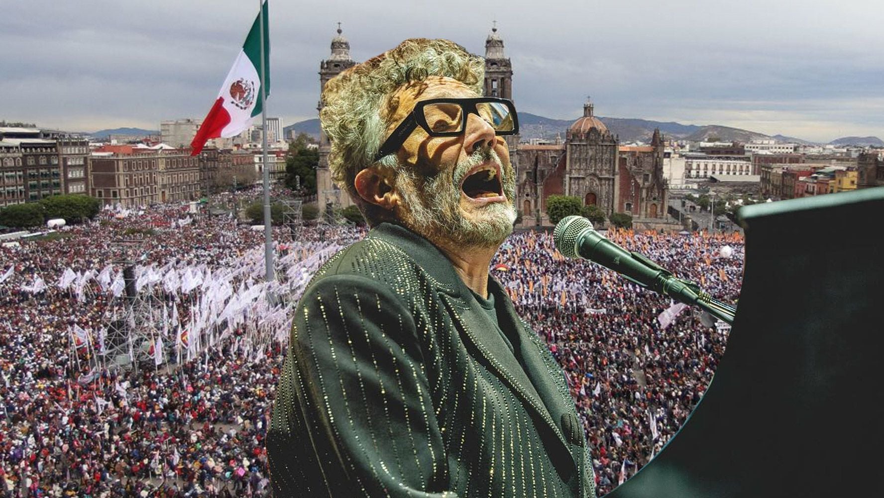 El concierto de Fito Páez en la CDMX comenzará a las 8:00 de la noche, pero antes habrá otros shows. (Foto: Especial El Financiero)