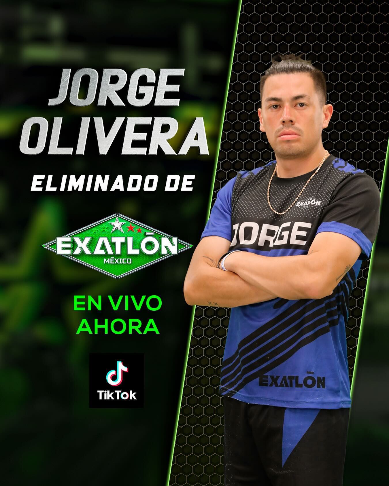 Jorge Olivera es el eliminado más reciente de 'Exatlón México' este 15 de diciembre. (Foto: Facebook / Exatlón México).