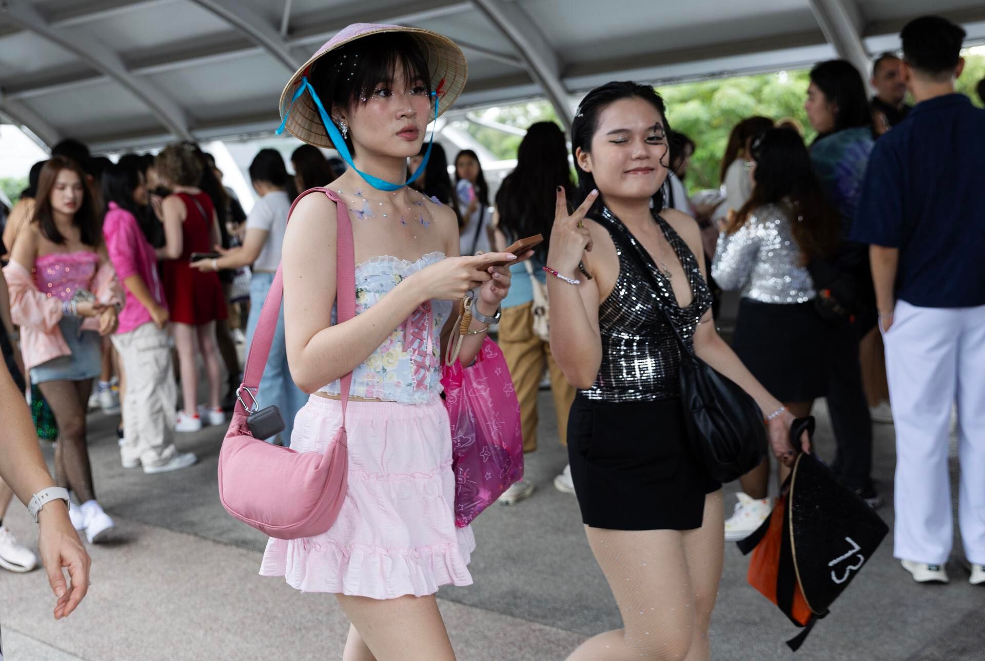 Los fans de Singapur fueron los únicos en la región que pudieron ir al concierto de Taylor Swift. (Foto: EFE).
