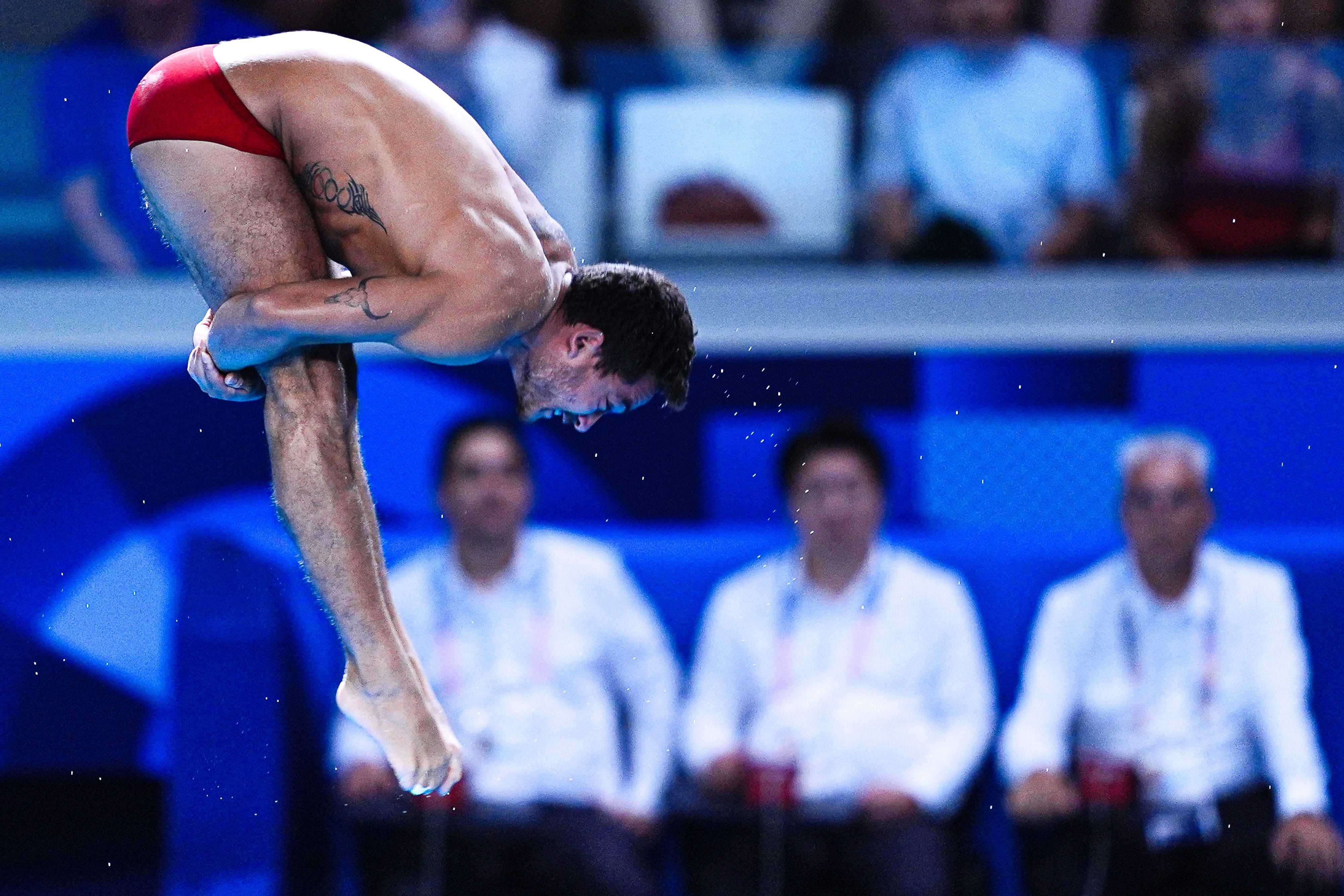 Kevin Berlín se mantuvo entre los últimos lugares de la competencia final de clavados este 10 de agosto.