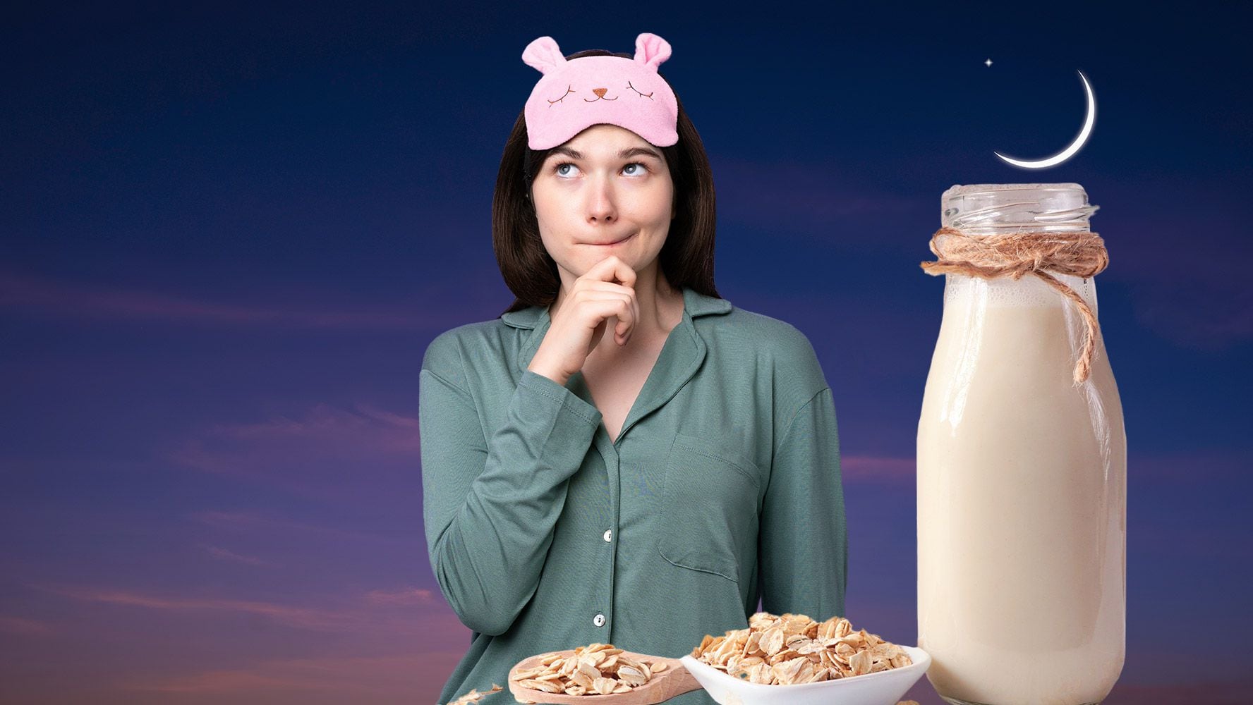 El licuado de avena con plátano podría ser beneficioso para dormir bien. (Foto: Especial El Financiero)