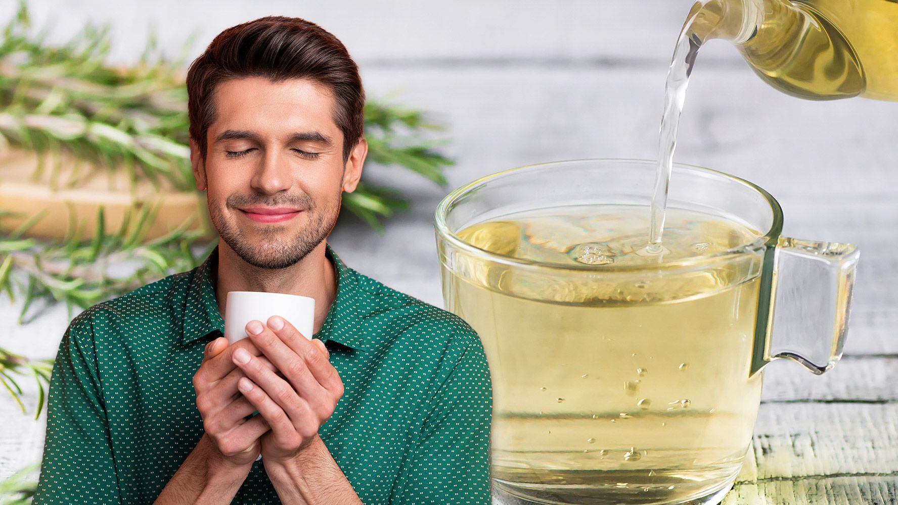 El té de romero es un remedio casero rico en antioxidantes. (Fotoarte: Jorge Brito | El Financiero).
