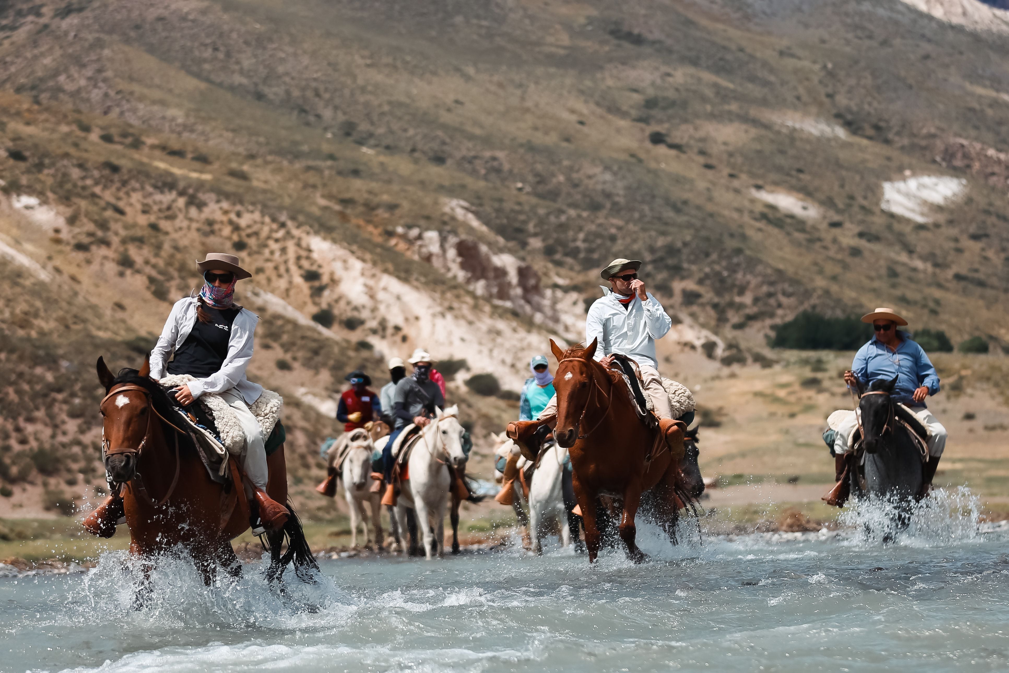 Hay un tramo del Valle de las Lágrimas que requiere atravesarse con caballos. (Foto: EFE)