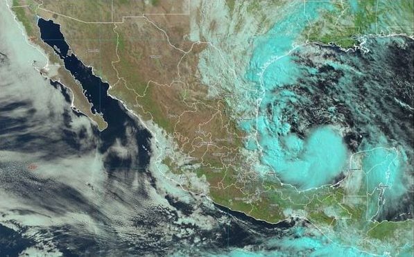 Tormenta tropical Chris toca tierra en Veracruz: Esta es la ruta que seguirá