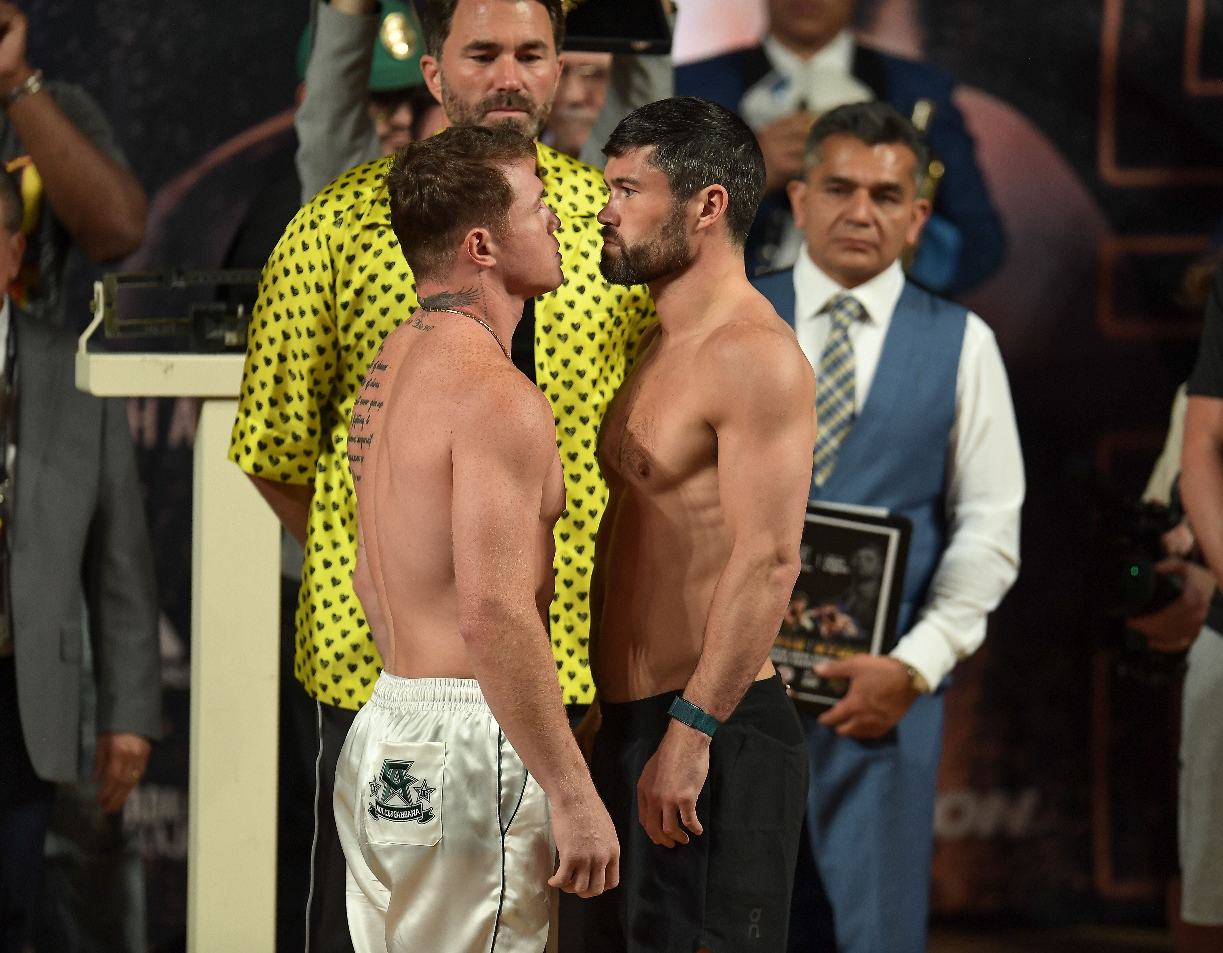 ‘Canelo’ vs Ryder: Así fue la ceremonia de pesaje en Guadalajara