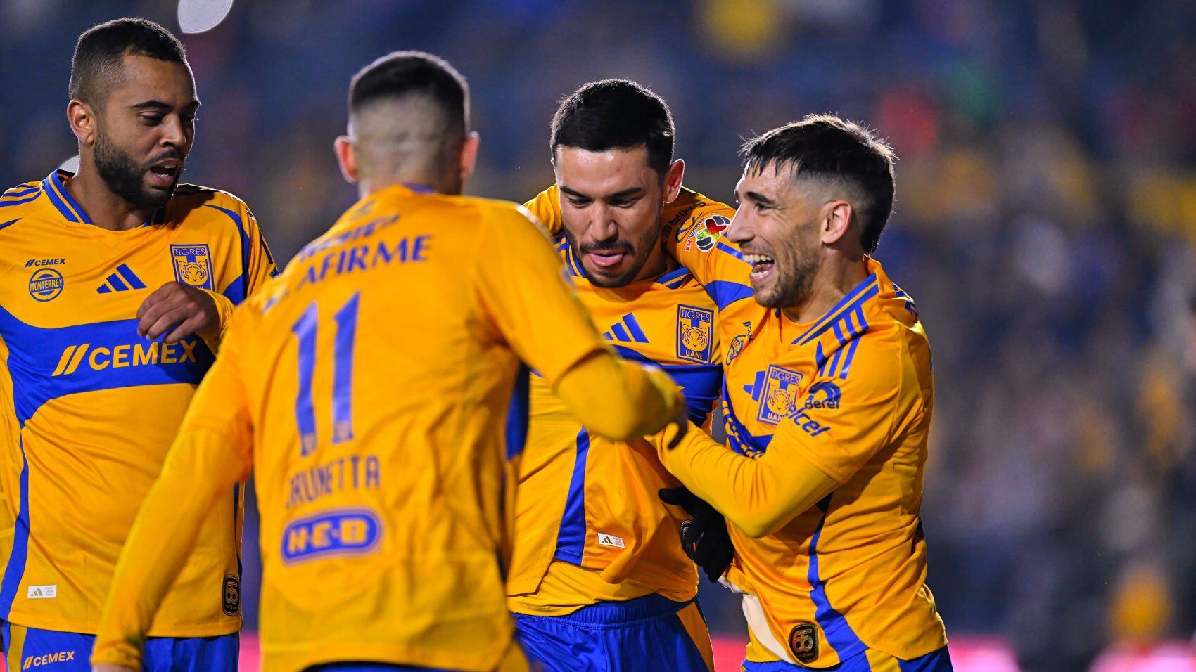 Tigres goleó a Tijuana en la Jornada 4 del Clausura 2025. 