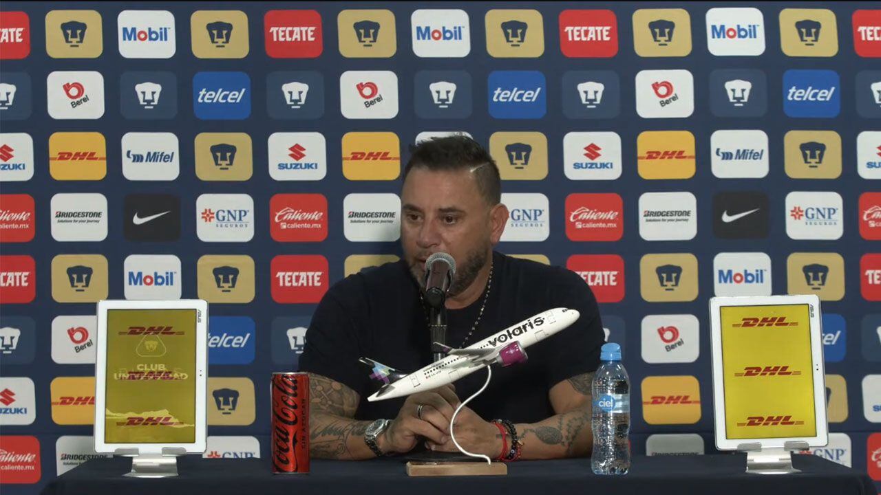 Antonio Mohamed dirigió a Pumas en el torneo Apertura 2023. (Foto: X @pumasmx)