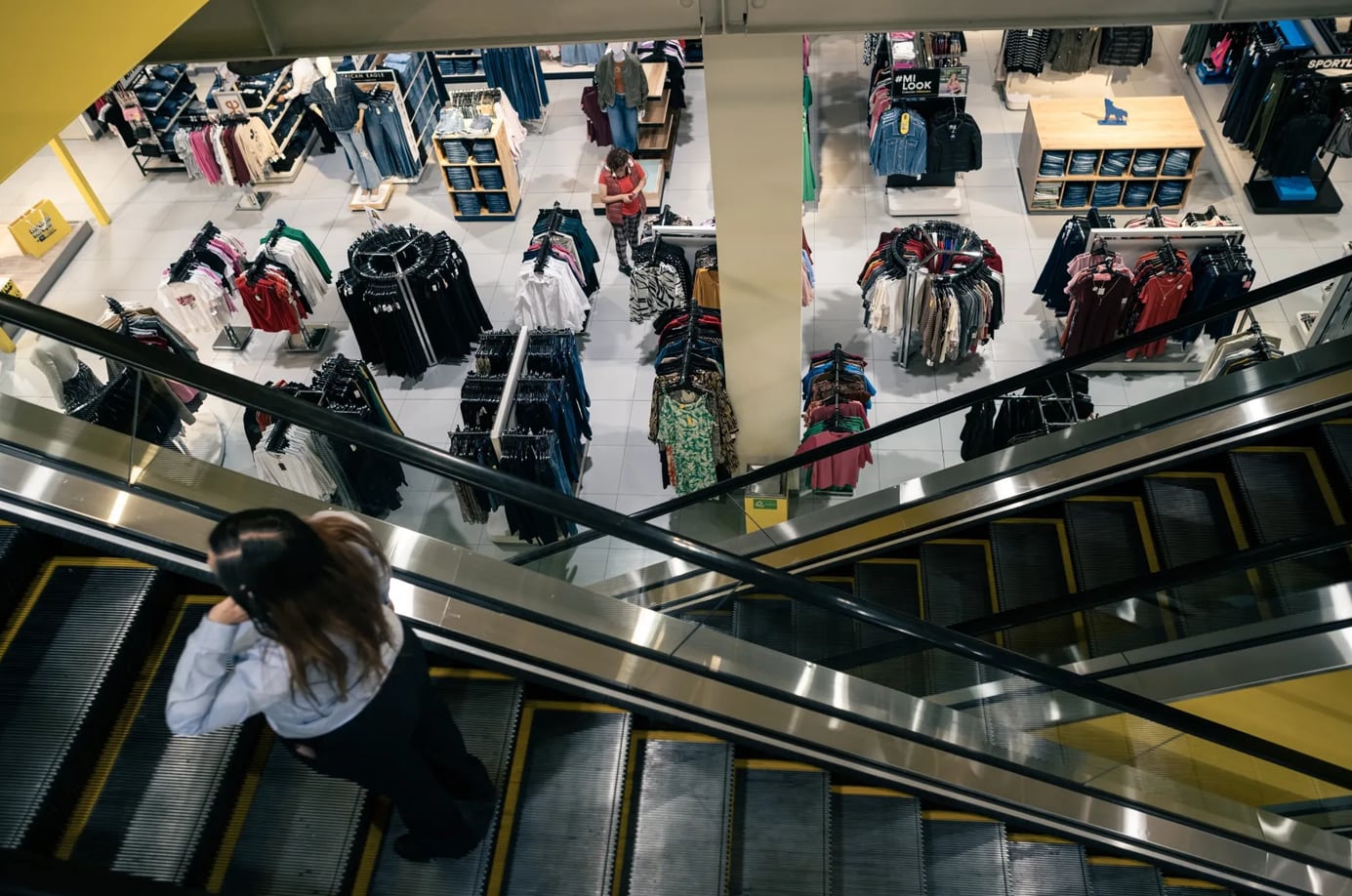 Clientes en una tienda Coppel en la Ciudad de México.